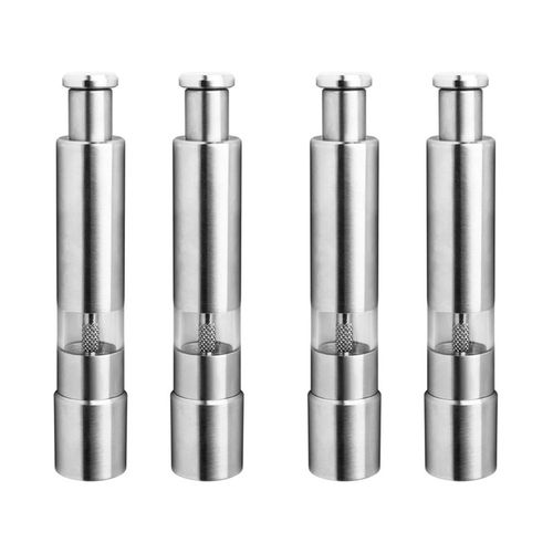 Moulin ¿¿ Sel Et ¿¿ Poivre, Broyeur ¿¿ Sel Et ¿¿ Poivre En Acier Inoxydable, Ensemble De 4 Moulins ¿¿ Sel Et ¿¿ Poivre Durables