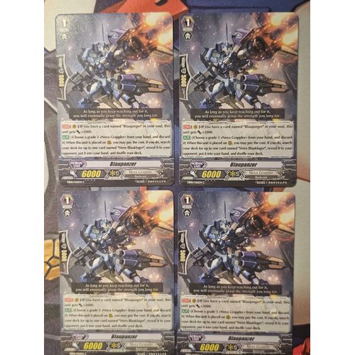 Cardfight!! Vanguard - Blaupanzer - Eb08 - 026 - Playset -