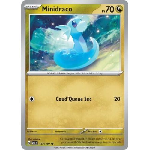 Pokémon Minidraco 157 / 197 Ev3 Flammes Obsidiennes