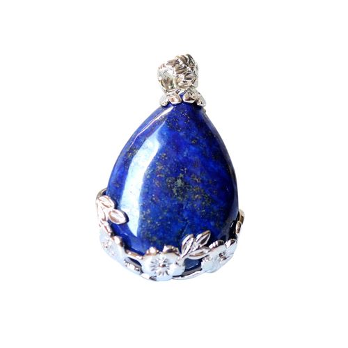 Femmes Larmes D' Goutte D' Semi-Precieux Pierres De Gemme Pendentif - Lapis Lazuli
