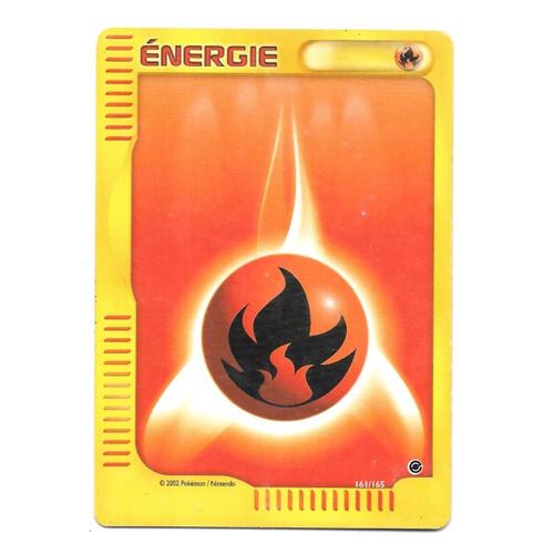 Carte Pokémon Energie Feu 161/165 - Set Expédition (Vf)
