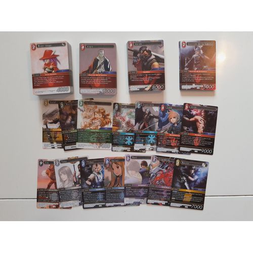 Final Fantasy Tcg Opus 7 Complet Non Foil
