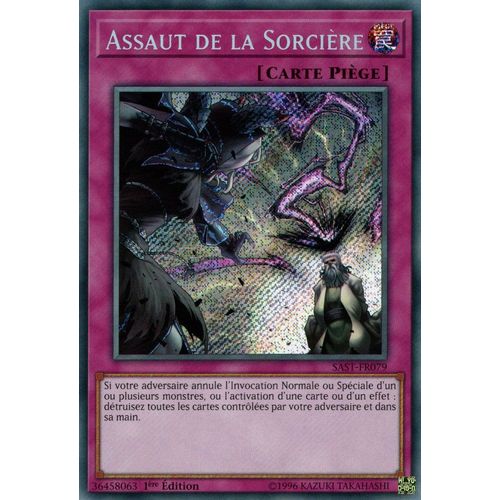 Yu Gi Oh ! Assaut De La Sorcière ( Sast-Fr079 ) Secret Rare En Français