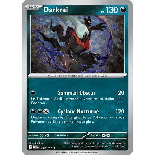 Darkrai - Holo - 136/197 - Flammes Obsidiennes