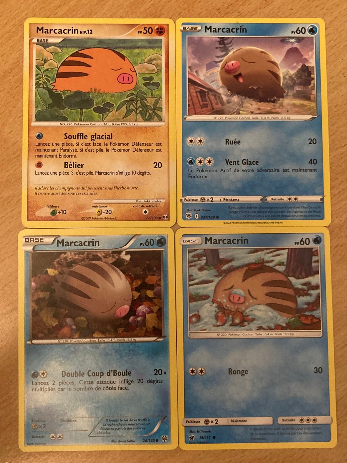 (2963) 4x Marcacrin (Pokemon)