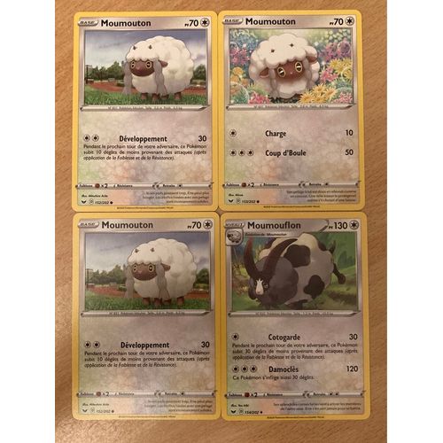 (2829) 3x Moumouton + Moumouflon (Pokemon)