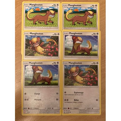 (2579) 6x Manglouton (Pokemon)
