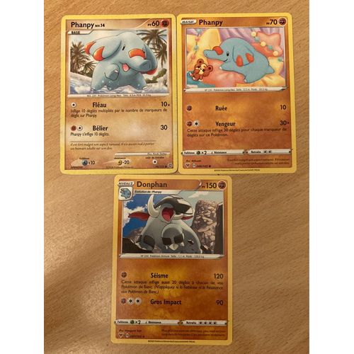 (975) 2x Phanpy + Donphan (Pokemon)