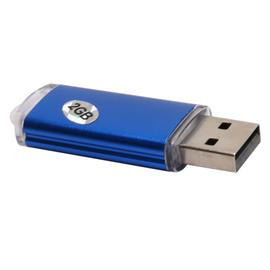 2 Go USB 2.0 Cle USB Flash U disque bleu