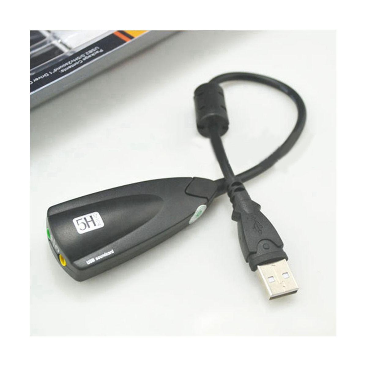 Carte Son USB Externe 7.1 Adaptateur 5HV2 Casque A... - 5