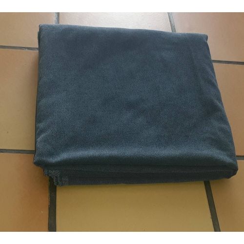 Tissu Velours Thermique Occultant Densité Lourd Bleu 300x145 Cm Indigo Pour Ameublement Fauteuil Lit Couverture Jeté De Lit Couvre Lit Rideau Grand Piece De Tissu Ourlet