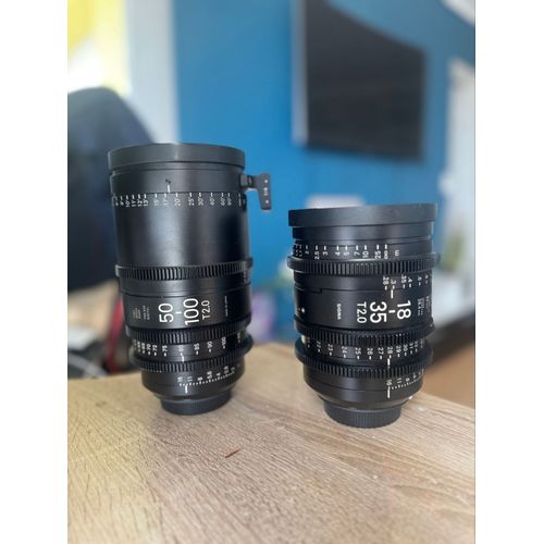 Sigma 18-35 T2+ 50-100 T2