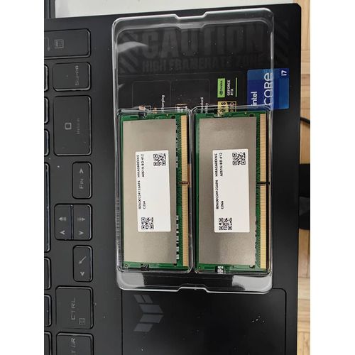 16Go Kit (2X8Go) Ddr4 Ram 3200Mhz Sodimm Mémoire Pour Ordinateur Portable / Notebook Pc4-25600