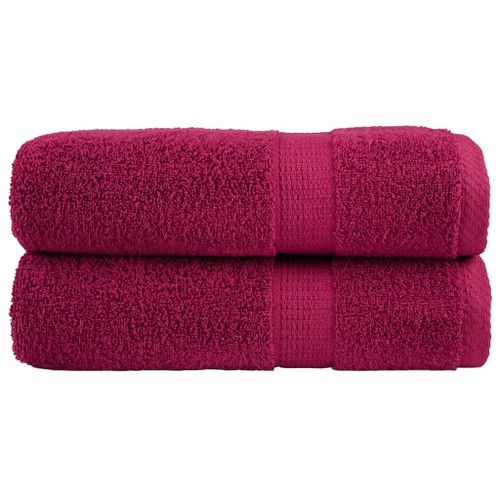 Vidaxl Essuie-Mains De Qualité Supérieure Solund 2 Pcs Bordeaux