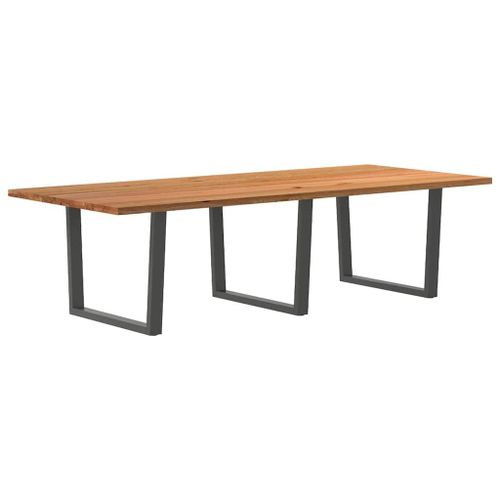 Vidaxl Table À Manger 280x120x74 Cm Bois De Chêne Massif Rectangulaire