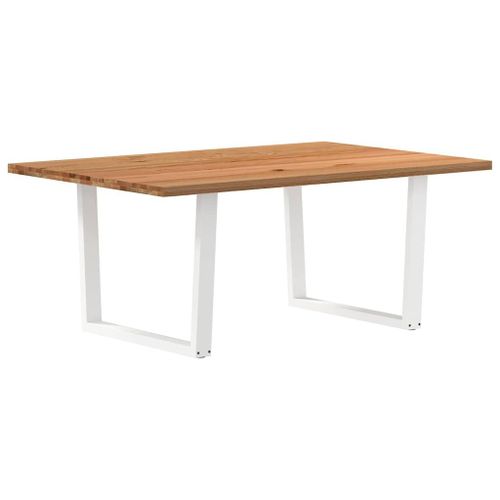 Vidaxl Table À Manger 180x120x74 Cm Bois De Chêne Massif Rectangulaire