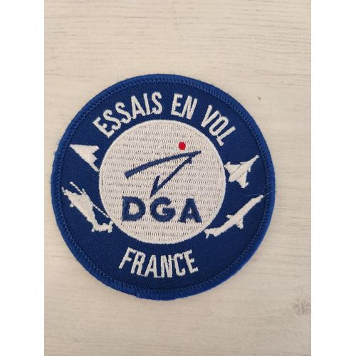 Nouveau Patch Dga - Essais En Vol . Le Dessus En Textile Et Scratch Au Dos.