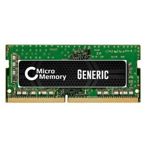 CoreParts - DDR4 - module - 8 Go - SO DIMM 260 broches - 2666 MHz / PC4-21300 - 1.2 V - mémoire sans tampon - non ECC