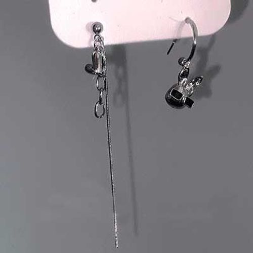 Puck Rock-Boucles D'oreilles Gothiques Pour Femmes, 2022 Argent Carillon, Document Vent Froid, Amour, Bijoux Vintage, Cristal Violet, Boucle D'oreille D'eau