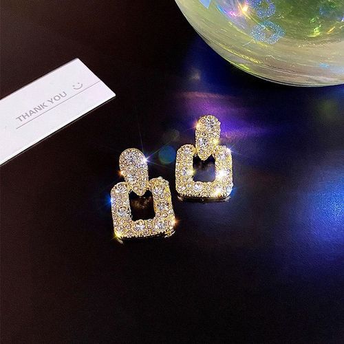Boucles D'oreilles Pendantes Avec Pierre Cz Absorbe Ouissante Pour Femme, Bijoux De Fête Carrés, Piercing D'oreille De Rotterdam, Livraison Directe, Magnifiques