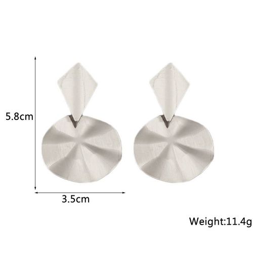 Boucles D'oreilles Pendantes En Métal Doré Pour Femmes, Boucles D'oreilles Coeur, Haut Creux, Cuir Chevelu, Personnalité Punk, Bijoux D'oreille