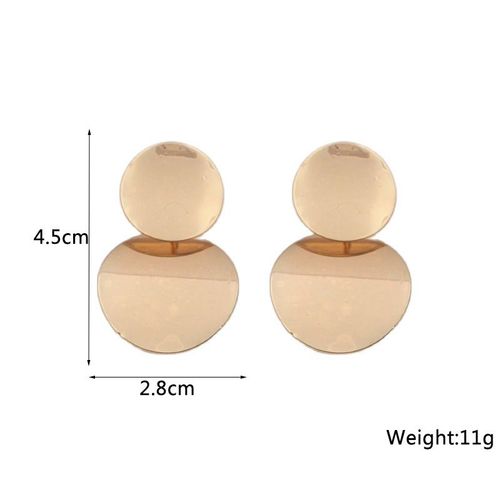 Boucles D'oreilles Pendantes En Métal Doré Pour Femmes, Boucles D'oreilles Coeur, Haut Creux, Cuir Chevelu, Personnalité Punk, Bijoux D'oreille