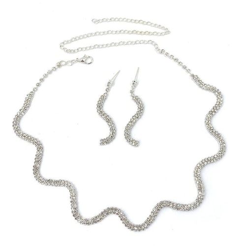 Ensemble De Bijoux De Mariage Marquise Rouge Brillant, Ensemble De Boucles D'oreilles Et Collier Ras Du Cou En Cristal, Strass, Accessoires De Mariée, Cadeau Pour Femmes