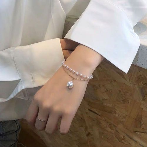 Bracelet Bohème En Forme De C¿Ur Noir Pour Femme, Bijou Tibétain À La Mode Avec Pierre Perlée, Vente En Gros