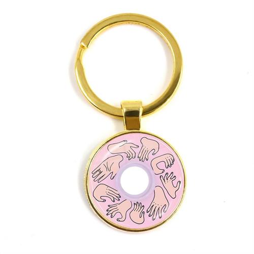 Chimround-Bijoux De Corps Plaqués Pour Hommes, Clé Jovinyl Record, Lp Dj, Rétro, Musique, Pendentif D'art, Porte-Clés Pour Hommes, Cadeau