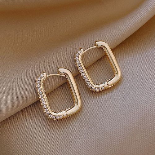 Boucles D'oreilles Créoles Rondes Pour Femmes, Aiguille En Argent 925, Bijoux De Haute Qualité, Pierre D'opale Bleue, Boucle D'oreille Coeur, Mode Coréenne, Nouveau