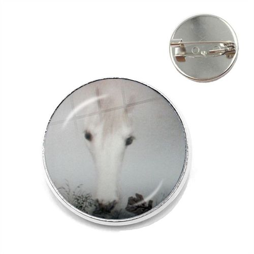Broche Hérisson Dans Le Brouillard Pour Femmes Et Hommes, Broches Pour Nouveau Dôme En Verre Rond, Animal Mignon, Bijoux En Métal, Cadeau, Livraison Directe