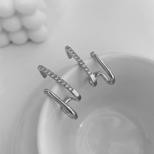 Boucles D'oreilles En Métal Chimfresh Pour Femme, Interrupteur Cuir Oral Elu Gris Doux, Bijoux À La Mode, Nouvelle Collection Coréenne 2022