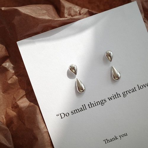 Boucles D'oreilles En Métal Chimfresh Pour Femme, Interrupteur Cuir Oral Elu Gris Doux, Bijoux À La Mode, Nouvelle Collection Coréenne 2022