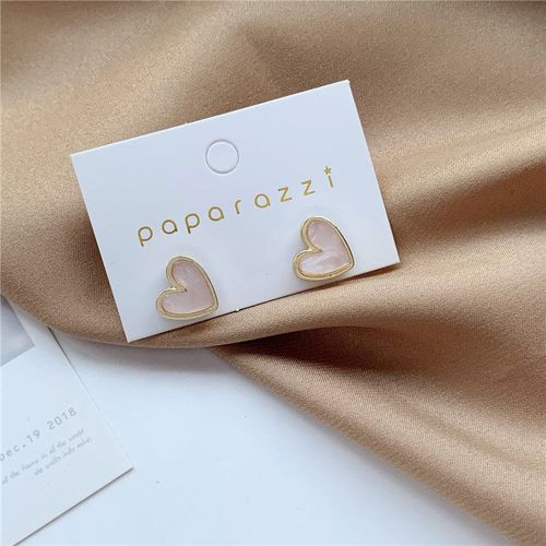 Boucles D'oreilles En Forme De C¿Ur Rouge En Métal Localité Pour Femme, Bijoux De Ixà La Mode, Nouveau Design