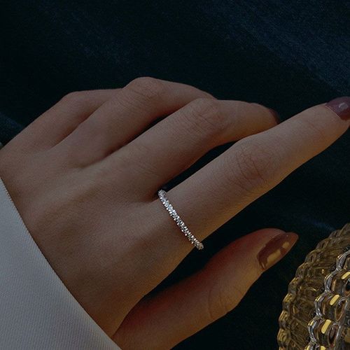 Bague En Pierre Naturelle De Guérison Pour Homme Et Femme, Clip Perlé, Fait À La Main, Bohème, Méditation Des 7 Chakras, Bijoux Spirituels, Cadeaux