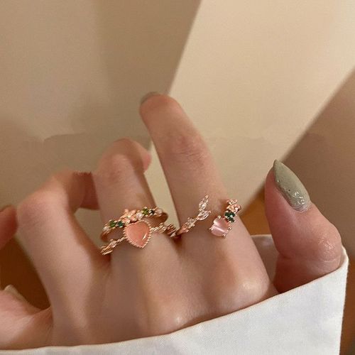 Bague En Pierre Naturelle De Guérison Pour Homme Et Femme, Clip Perlé, Fait À La Main, Bohème, Méditation Des 7 Chakras, Bijoux Spirituels, Cadeaux