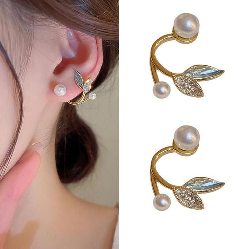 Boucles D'oreilles Françaises En Forme De Tulipe Rose Clair Pour Femmes, Bijoux De Luxe, En Perle, En Zircon Coréen, Exquis, Pour Fête Des Mères