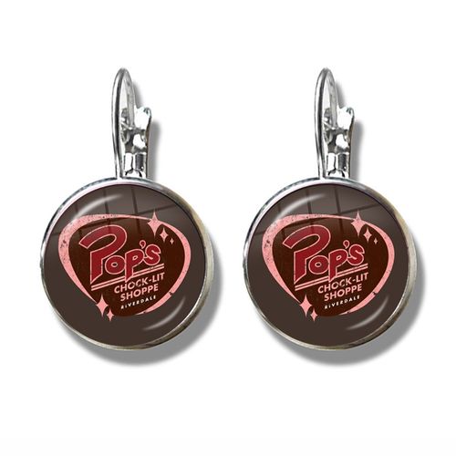 Boucles D'oreilles Serpents South Side Pour Femme, Motif Vipère, Cabochon En Verre, Charme, Crochet Français, Tv Riverdale, Gérjewelry, 12mm
