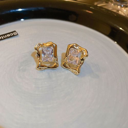 Boucles D'oreilles Pendantes Avec Pierre Cz Absorbe Ouissante Pour Femme, Bijoux De Fête Carrés, Piercing D'oreille De Rotterdam, Livraison Directe, Magnifiques