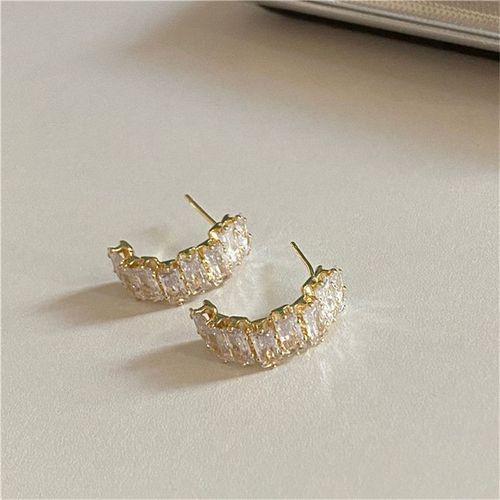 Boucles D'oreilles Pendantes Avec Pierre Cz Absorbe Ouissante Pour Femme, Bijoux De Fête Carrés, Piercing D'oreille De Rotterdam, Livraison Directe, Magnifiques