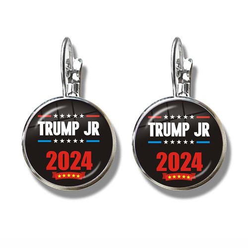Boucles D'oreilles Pour Femmes, Cabochon En Verre, Impression 3d, Crochet Français Plaqué Argent, Pour Femmes Et Filles, 2024