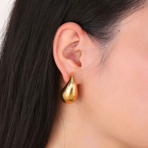 Déclaration Plaqué Or Huggies Hoops Pour Femme, Boucle D'oreille, Piercing, Accessoire, Bijoux, Cadeau, Audacieux, Étoile, Degré, Déclaration