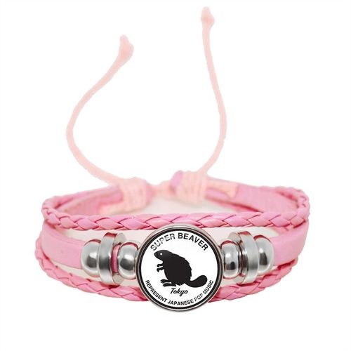 Bracelet En Cuir Noir Pour Homme Et Femme, Cabochon En Verre, Bijoux, Cadeau, Nouvelle Mode