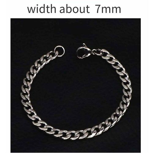 Bracelets En Chaîne En Forme De O Pour Hommes Et Femmes, Bijoux De Poignet Unisexe, Gourmette En Acier Inoxydable, Lien Cubain, Cadeaux