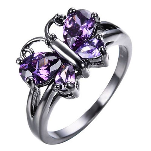 Bagues Papillon Élégantes Pour Femmes Et Hommes, Bagues De Couple En Acier Titane, Bague De Promesse, Bijoux Surprise, Cadeaux