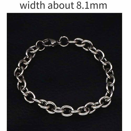 Bracelets En Chaîne En Forme De O Pour Hommes Et Femmes, Bijoux De Poignet Unisexe, Gourmette En Acier Inoxydable, Lien Cubain, Cadeaux