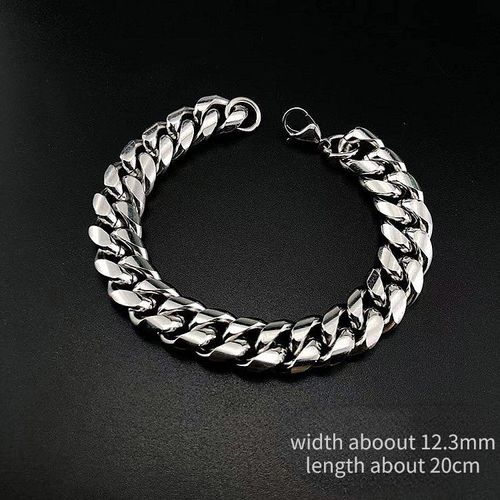 Bracelets En Chaîne En Forme De O Pour Hommes Et Femmes, Bijoux De Poignet Unisexe, Gourmette En Acier Inoxydable, Lien Cubain, Cadeaux