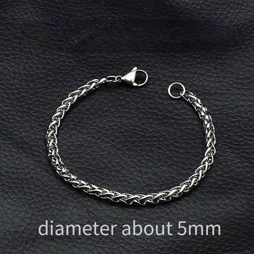 Bracelets En Chaîne En Forme De O Pour Hommes Et Femmes, Bijoux De Poignet Unisexe, Gourmette En Acier Inoxydable, Lien Cubain, Cadeaux