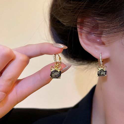 Boucles D'oreilles Suspendues Coréennes Pour Femmes, Pendentifs En Strass, En Forme De Perle Simulée, Pour Filles, Nouvelle Collection