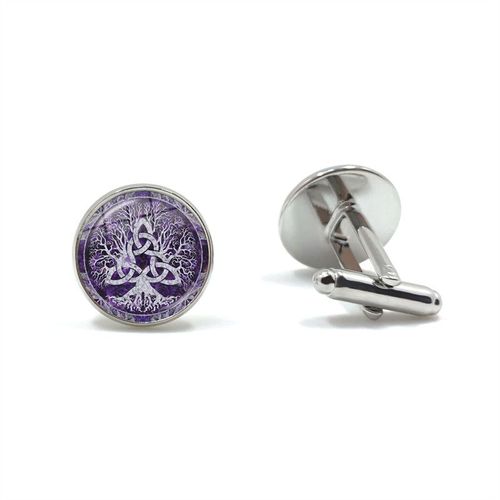 Lèvent De Manchette Arbre De Vie Pour Hommes, Ensemble De Boutons De Manchette Best Man, Chemise Trempée D'arbre De Vie De Mariage, Cadeau De Bijoux Pour Hommes